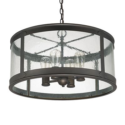 Dylan Outdoor Drum Pendant