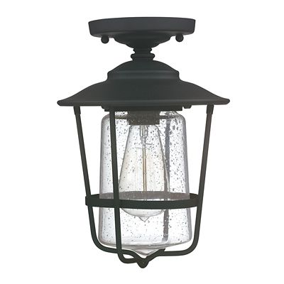 Creekside Caged Outdoor Semi-Flushmount
