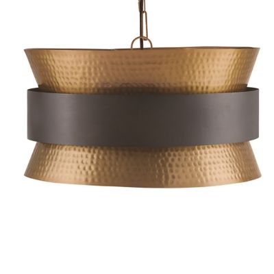 Metal Hourglass Drum Pendant