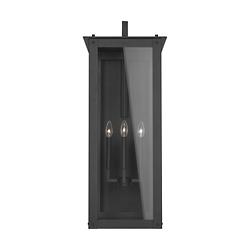 Hunt Outdoor Wall Sconce (Black/Extra Large)-OPEN BOX RETURN