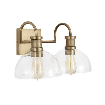 Schoolhouse Glass Dome Vanity Light
