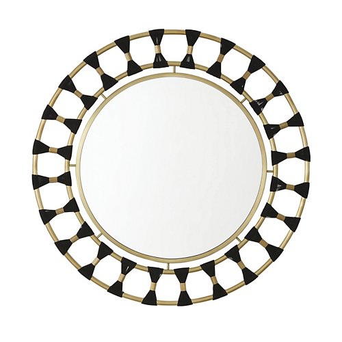 Pinched Roped Round Mirror