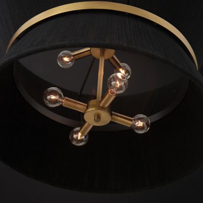 Shown in Black Rope and Patinaed Brass finish