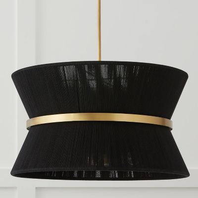 Shown in Black Rope and Patinaed Brass finish