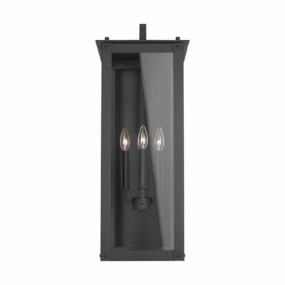 Hunt Outdoor Wall Sconce (Black/Large) - OPEN BOX RETURN
