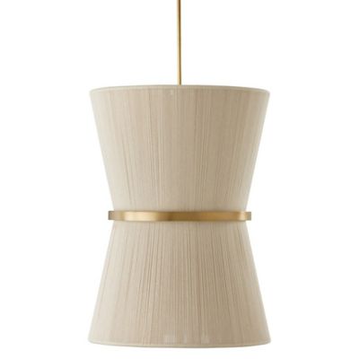 Cecilia Pendant (Natural Rope and Brass|Large) - OPEN BOX
