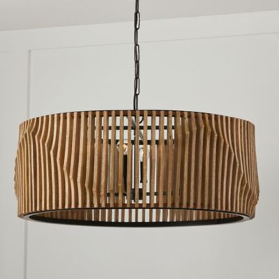 Shown in Light Wood and Matte Black finish, Large size, in use