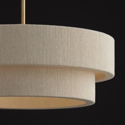 Shown in Matte Brass finish, Medium size, detail view