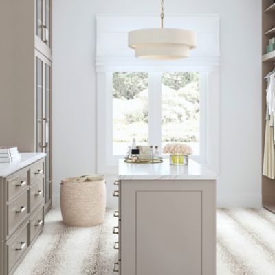 Shown in Matte Brass finish, Medium size, in use