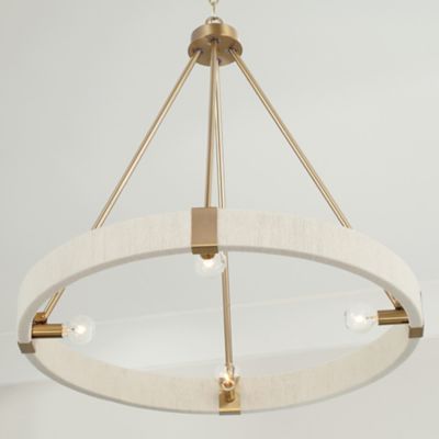 Shown in Matte Brass finish, 26 inch size, in use