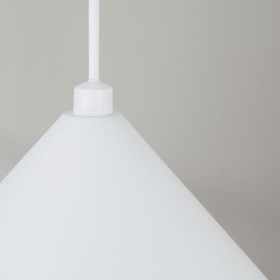 Shown in Matte White finish, Detail shot