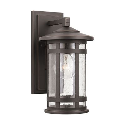 Mission Hills Cylindrical Outdoor Wall Sconce (Oiled Bronze|Small) - OPEN BOX