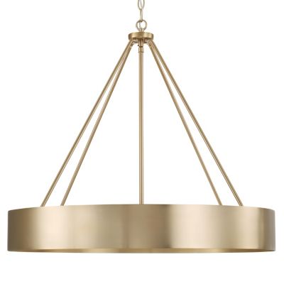 Round Mid Century Modern Modern Chandelier Lights Lumens
