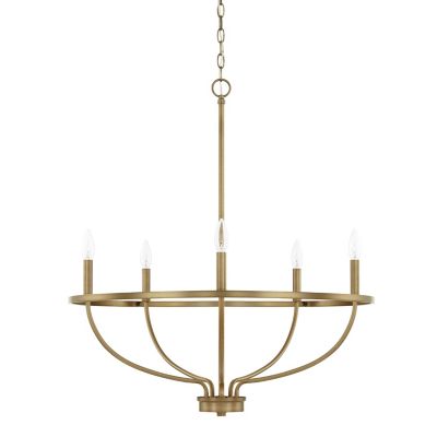 Greyson Chandelier (Aged Brass|5 Lights) - OPEN BOX