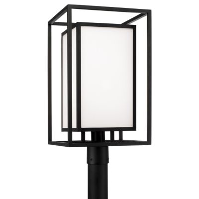 Aiden Outdoor Post Light (Black) - OPEN BOX