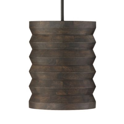 Dunn Pendant (Espresso Stain with Black) - OPEN BOX