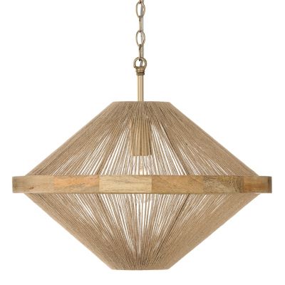 Maya Dual Mount Pendant/Semi Flushmount (Brass) - OPEN BOX