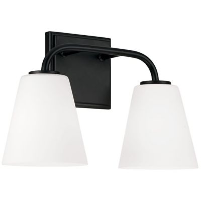 Brody Vanity Light (Matte Black|2 Light) - OPEN BOX