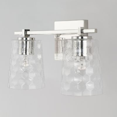 Burke Bath Bar (Polished Nickel|2 Light) - OPEN BOX