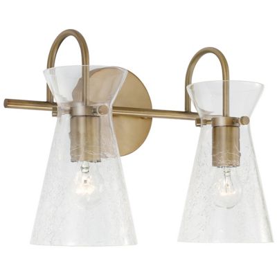 Mila Vanity Light (Aged Brass|2 Light) - OPEN BOX