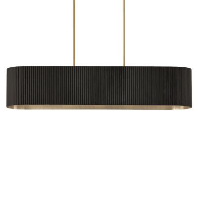 Donovan Linear Suspension (Black w/ Matte Brass) - OPEN BOX