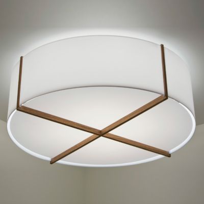 Plura Flushmount (Walnut/36 In/Fluorescent) - OPEN BOX