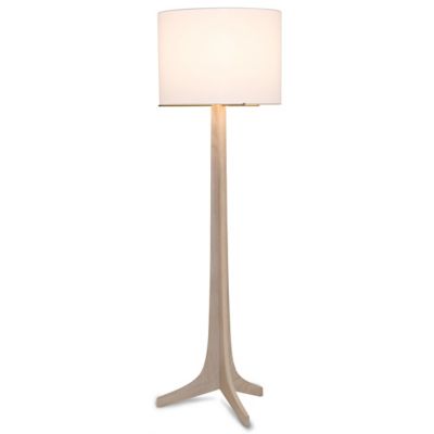 Nauta LED Floor Lamp(White/Aluminum/White/No Shelf)-OPEN BOX
