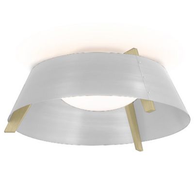 Casia Flushmount (Gloss White|White Washed Oak|S) - OPEN BOX