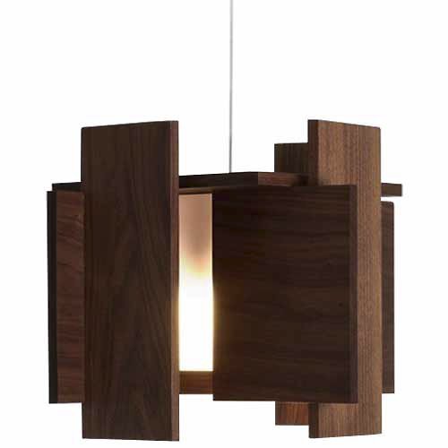 Abeo LED Pendant by Cerno(Oiled Walnut/2700)-OPEN BOX RETURN