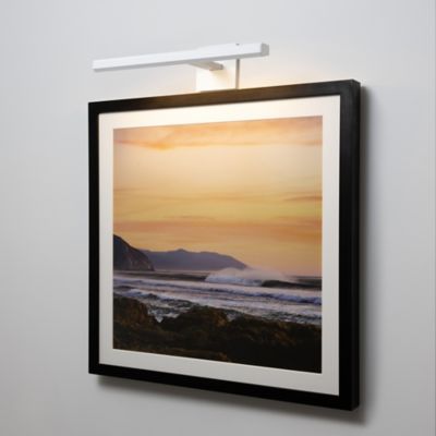 Shown in White finish, 12 inch size, in use