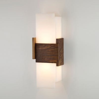Acuo LED Wall Sconce (Oiled Walnut|3500) - OPEN BOX