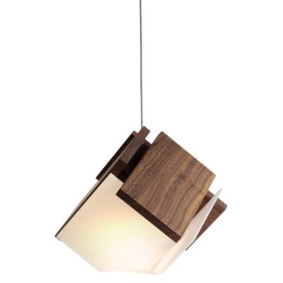 Mica L LED Pendant (Oiled Walnut|3500) - OPEN BOX