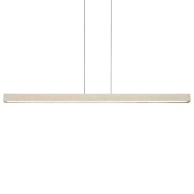 Una Linear Pendant (Washed Oak|48"|Uplight&Dwnlght)-OPEN BOX