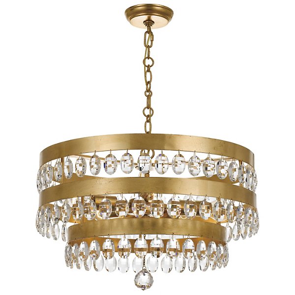 Perla Chandelier By Crystorama At, Swinging Chandelier Explained