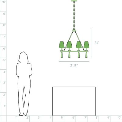 Baxter Chandelier by Crystorama at