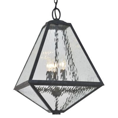 Glacier Black Charcoal Outdoor Pendant