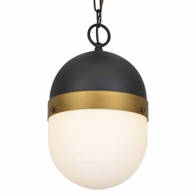Capsule Outdoor Pendant by Crystorama (8 In)-OPEN BOX RETURN