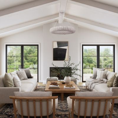 Shown in Matte White finish, Large size, in use