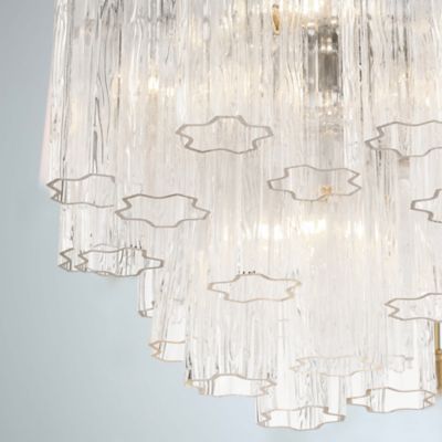 Shown in Clear Shade, Polished Chrome finish, Detail view