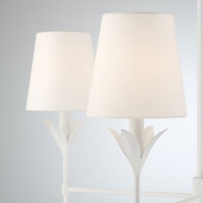 Shown in Matte White finish, Detail view