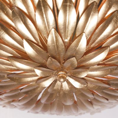 Shown in Antique Gold finish, Detail shot