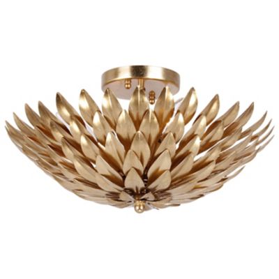Broche Small Semi Flushmount/Wall Sconce