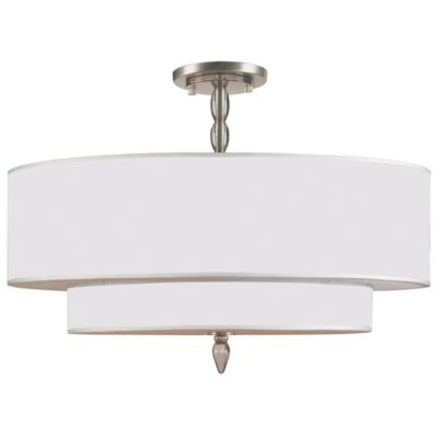 Luxo Double Shade Semi-Flushmount
