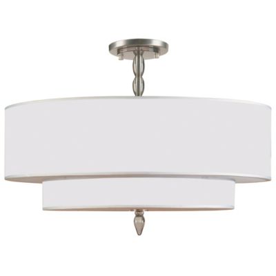 Luxo Double Shade Semi-Flushmount