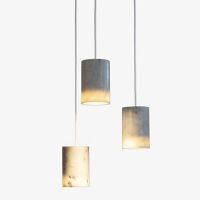 Solid Cluster Multi Light Cylindrical Pendant