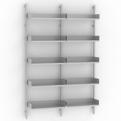 Slot Adjustable Double Shelving