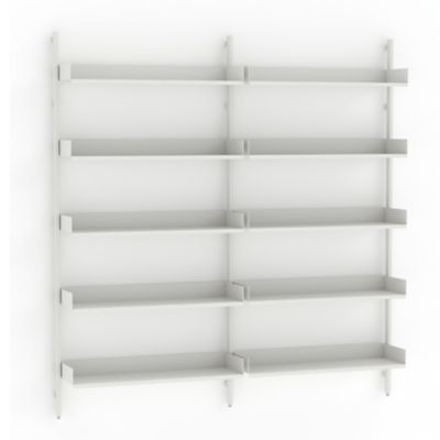 Slot Adjustable Double Shelving