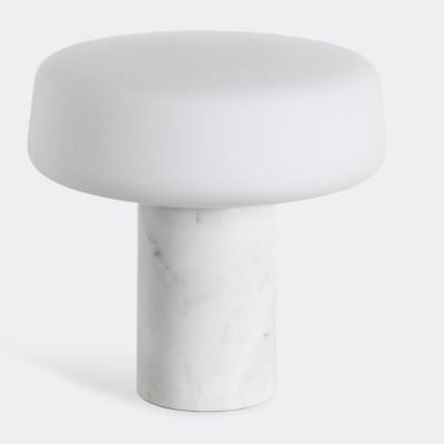 Solid LED Rechargeable Table Lamp (Carrara Marble)-OPEN BOX