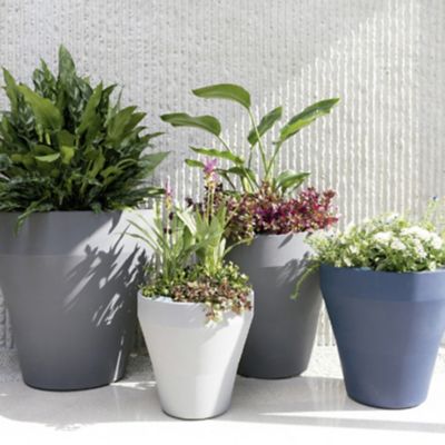 TruDrop Self Watering Indoor/Outdoor Round Planter