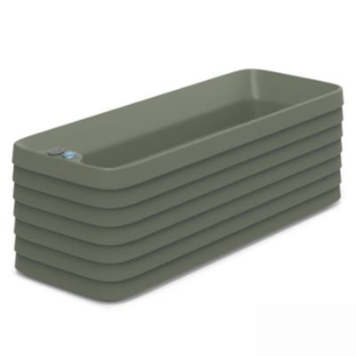 TruDrop Slat Self Watering Modern Window Box